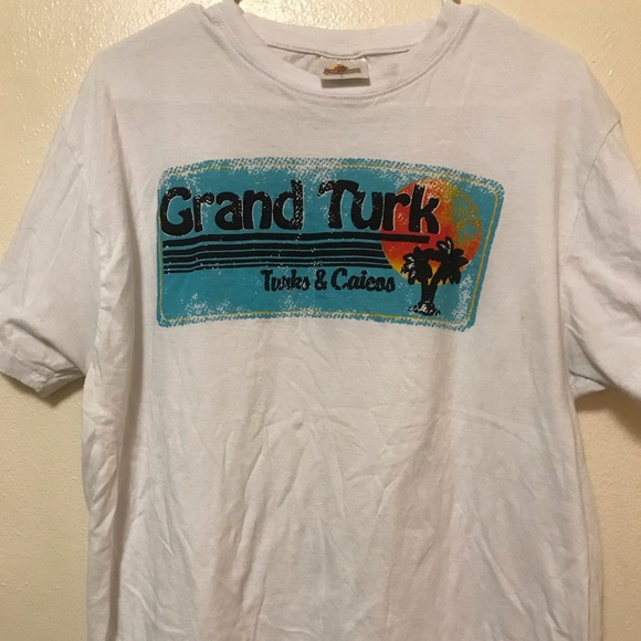 Caribbean outpost Mens Large graphic T-shirt - Picture 1 of 5